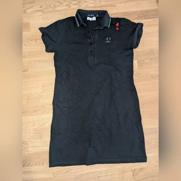 Fred Perry Black Amy Winehouse Foundation Polo Dress - Picture 5 of 16